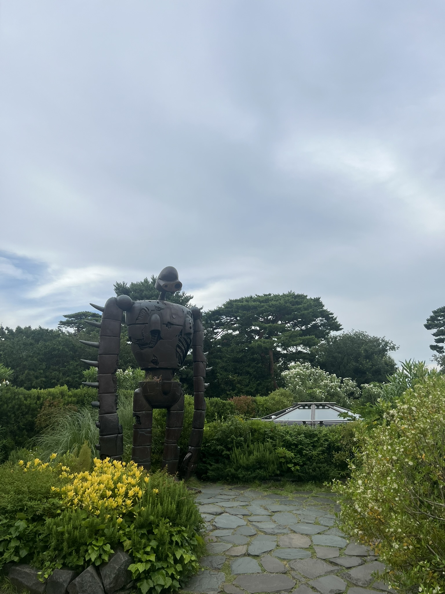 The outside of the Ghibli Museum in Mitaka, Japan