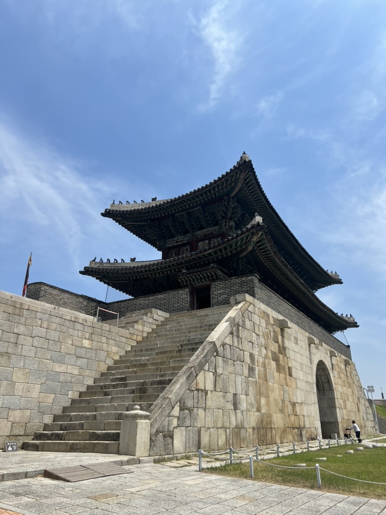 Hwaseong Fortress Gate in Suwon, South Korea